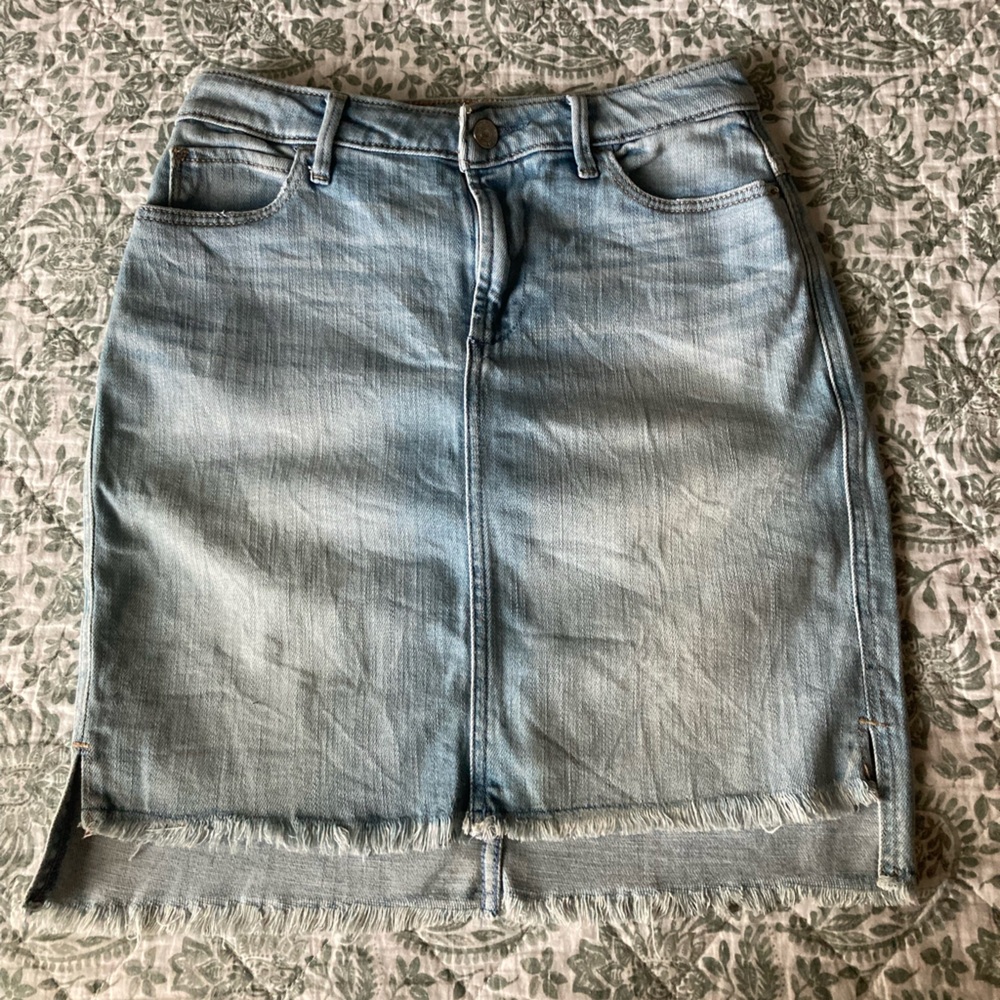 Abercrombie & Fitch Blue Denim Skirt